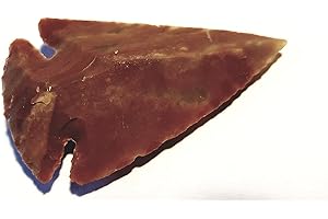 Animus Imperat Flecha Punta Entre 2 – Tiempo de 11 cm de Piedra de ágata (Réplica)