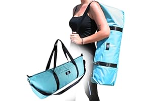 DOJA Barcelona Torba na jogę, 85,5 x 16,5 x 24,5 cm, poliester, torba na matę do jogi, torba na matę do jogi, torba sportowa, gimnastyka, pilates, z kieszeniami