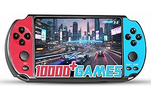 MLDNLD Retro Handheld Games Console, 10,000+ Preloaded Games, 5.1" HD Display, 5hr Battery​