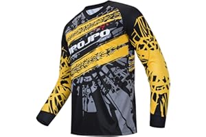 PSPORT Dirt Bike Shirts for Men Motocross Shirts Mountain Cycling Jersey Long Sleeve Enduro Off Road Reacwear BMX Riding
