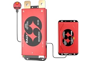 DALY BMS 12V 4S 150A Balance - BMS d'équilibrage de cellules Actives 1A avec Module Bluetooth pour Batterie LiFePO4 12V Station d'alimentation Portable pour Batterie de Camping-Car