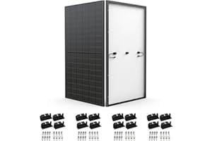 EF ECOFLOW ECOFLOW 400W Rigid Solar Panel High-Efficiency Solar Module PV Power for Home, RVs, Off-Grid Builds Compatible with Portable Power Stations & PV Systems