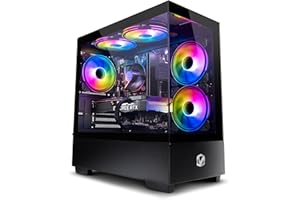 Vibox IV-123 Gaming PC - 8 Core i9 Intel 10900 Processor - Nvidia RTX 4060 8GB Graphics Card - 16GB RAM - 1TB NVMe SSD - Windows 11 - WiFi