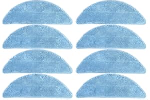 Donkivvy Paños para fregona para aspiradora, 8 piezas de repuesto para Conga Max para robot X-TREME