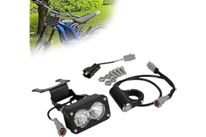 ‎BIUGERCN Motorrad-Scheinwerfer Dirt Bike Scheinwerfer für Surron Light Bee X/S L1e mit Surron Schalter, weißes Licht