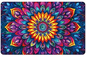 Peacoblue Bank Card Sticker Colorful Mandala Patterns Credit Debit Card Custom Skin Cover Protector, 4 Styles Scratch-Proof and Attractive Decal for Most Popular EBT Transportation Key Card
