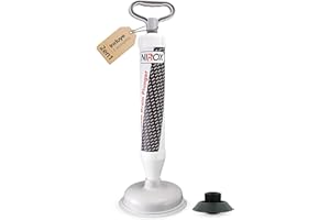 Nirox Desatascador Ventosa - Desatascador émbolo de inodoro de alta presión - Desatascador tuberias manual de vacío de alta succión - Desatascador de desagüe con potente aire a presión