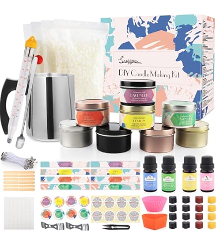 Kit De Fabrication De Bougies En Fer Blanc, Ensemb... - Grandado