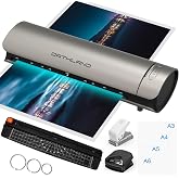Orthland A3 Laminator with 30 Laminating Pouches for A3 A4 A5 A6, 9 in 1 Laminating Machine A3 in Hot and Cold Mode with Pape