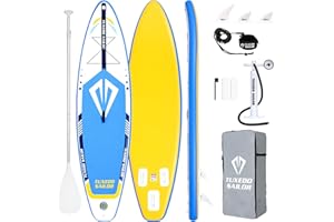 Tuxedo Sailor SUP Gonfiabile Adulti, Tavola SUP con Accessori Premium, Tavola Surf Gonfiabile Stand up Paddle Gonfiabile per Tutti i Livelli