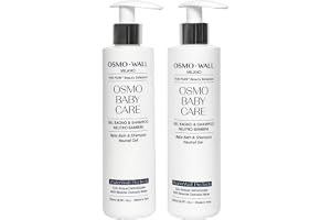 OsmoWall KIT 2 OSMO BABY CARE NEUTRO BADRUM för barn och spädbarn. Mild tårresistent formel med gel från Aloe Vera. Dermatologiskt testad. 2 x 250 ml