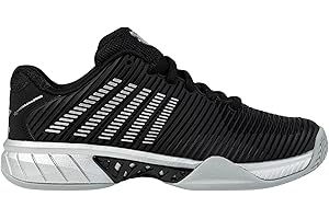 K-Swiss/Master Athletics Women's Hypercourt Express 2 Tennis Shoe (Black/Silver)