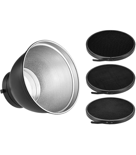 thumbnail interactive-video image 1 of 7inch 18cm Standard Reflector Diffuser With 20/40/60 Degree 1 of 14