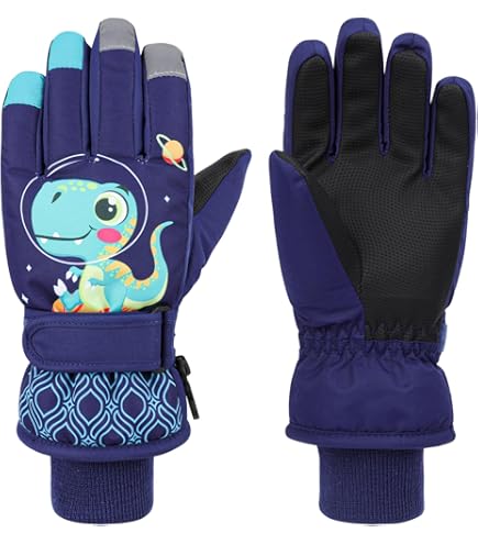 Gants D'hiver Chauds Pour Enfants - Ski, Neige - Imperméables, Coupe-vent - Tailles Filles Et Garçons