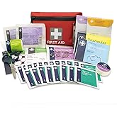 LEWIS PLAST Kit Completo De Primeros Auxilios 92 Piezas De Primeros Auxilios Al Aire Libre - Kit Que Cumple Con Las Normas Eu