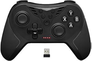 The G-Lab – K-Pad Helium WL – Controller PC Wireless Ricaricabile – 2.4 GHz, Vibrazioni Regolabili, 12 Pulsanti, 4 Grilletti (2 Programmabili), Modalità Turbo, Macro, Compatibile Windows 10/11 e PS3