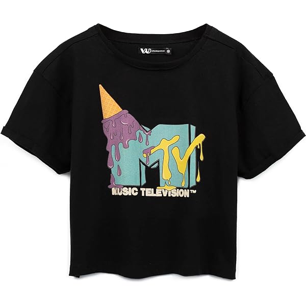 T-shirt Homme MTV Rétro - Noir - Taille XS - Neuf Avec étiquettes