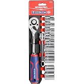 WORKPRO WP202558 12 Par&ccedil;a 1/2&rsquo;&rsquo; CR-V Metrik Profesyonel Lokma Takımı