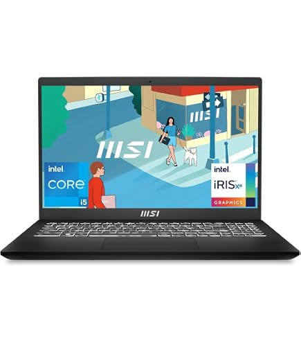 MSI Modern 14, Intel 12th Gen. i5-1235U, 36CM FHD 60Hz Laptop(8GB