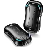 FANDLISS Scaldamani Elettrico Portatile 2 in 1 Supporta laRicarica Veloce Type-C Nero Chiaro