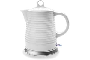 Lacor 69276 Gala ceramiczny czajnik elektryczny, biały