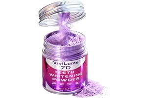 ViviLume Professional Teeth Whitening Powder with Pap+ | Peroxide-Free, Enamel Safe & Sensitivity-Free | Fast Stain Removal for Coffee, Tea, Smoke | Lavender Mint, 30g/1.1oz