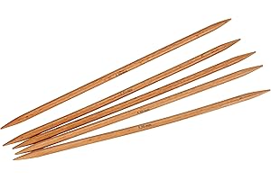 KnitPro Basix Aiguilles à Double Pointe en Bouleau 20 cm x 5,5 mm