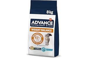 AFFINITY ADVANCE VETERINARY DIETS Advance Advance Veterinary Diets Weight Balance - Croquettes pour Chats avec des Problèmes de surcharge pondérale - 8 kg