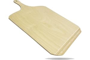 SEPERCASA Pala Pizza 49 X 36 CM Tagliere Per Pizza Corta in Legno di betulla Paletta Da Cucina Per Pizza Accessori Pala Da Forno Casa Tagliere Rettangolare Taglieri Pane