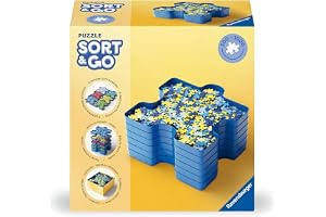 Ravensburger 17934 Sort your Puzzle Pussel tillbehör - enkel sortering, kompakt förvaring och säker transport av pusselbitar - perfekt pusselhjälp
