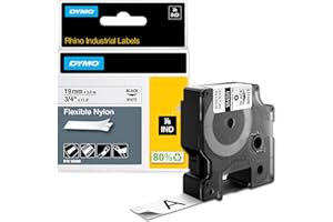 DYMO 19mm RHINO Permanent polyester - Cintas para impresoras de etiquetas (Poliéster, Bélgica, Caja)