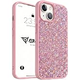 Babilden iPhone 15 Luxury Sim Taşlı Telefon Kılıfı Parlak Glitter Premium Koruma