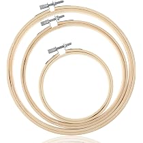 Bambus-Stickrahmen – Für Stickerei Und Kreuzstich, Größenwahl Von 10,2 Cm Bis 35,6 Cm