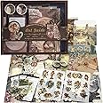 ATIRAMANIYA Scrapbook Kit 232 Pcs, Junk Journal Kit with Journaling Supplies, Scrapbook Paper, A6 Grid Notebook, Washi Stickers, Washi Tape, Scrapbook Kit Craft DIY Gift Set (Star and Art Museum)