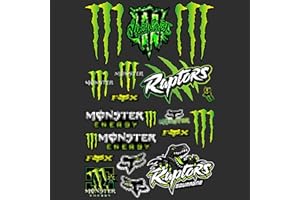 Lithyc Autocollant Moto - Stickers Moto - Autocollants Pour Moto Sponsor- Autocollant Casque Moto Pour Moto, Casque, Dirt Bike, Skateboard,VéLos De Montagne（A8038）