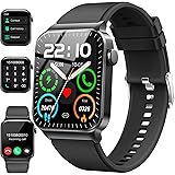 Smartwatch Uomo Donna con Effettua/Risposta Chiamate, 1,85" Orologio Smartwatch Impermeabile IP68, 110+ Modalità Sportive, Sm