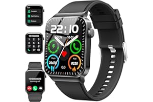 Reloj Inteligente Hombre Mujer Llamada Bluetooth 1.85" Smartwatch Pulsómetro, Monitor de Sueño, Pulsera Actividad 110+ Modos 