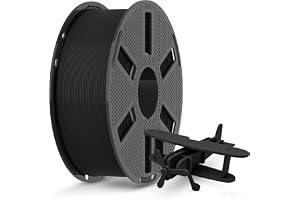JAYO Rapid Matte filament PETG 1,75 mm, High Speed 50-600 mm/s | dokładność wymiarowa +/- 0,02 mm, do większości drukarek 3D FDM, szpula 1,1 kg/szpula (2,43 lbs), Czarny Matowy