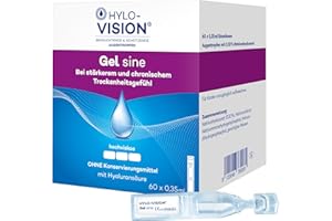 HYLO-VISION HYLO GEL Vision Sine Einzeldosispipetten Pack of 60