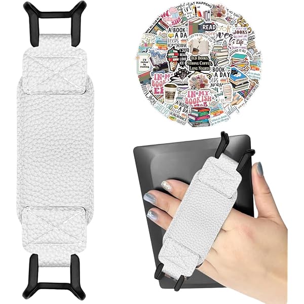 2 Supporti Per Dita Per Tablet/Kindle – Cinturino Da Polso Antiscivolo Con Motivo Leopardato, Lettura A Una Mano