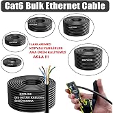 Cat6 100 Metre Dış Ortam Internet Kablosu Bilgisayar U&ccedil;ları Takılı Modem Pc arası