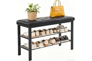 ‎DUMOS DUMOS Schuhbank Sitzbank Sitztruhe Eingangsbereich Nähte Mid-Century-Modern-Stil modern