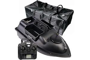 CGLYYDS Bateau amorceur Détecteur De Poisson Bateau Rc Leurre De Pêche, Bateau D'appât De Croisière GPS À Distance avec Batterie 12000 Mah, Peut Tirer 2 kg d'appât Convient aux pêcheurs