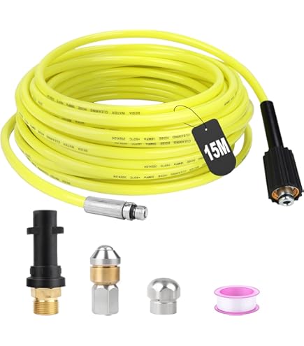 10M Tubo Di Pulizia Per Kärcher Lavor Idropulitrice Scarico + Ugelli - Foto 3