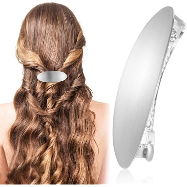 MAHAVIMOKSA 60 Stück Rechteckige Haarspangen (60 Mm) – Ideal Für DIY-Schleifen & Haarschmuck