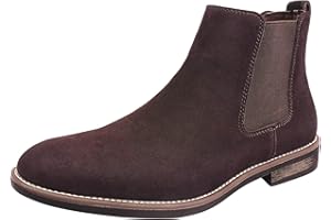 Bruno Marc Men's Urban-06 Suede Leather Chelsea Ankle Boots URBAN-06