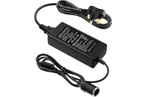 BOLTHO Car Power Inverter, AC 100-240V Mains To DC 12V 5A Cigarette Lighter Voltage Converter Power Adapter, Universal 12V DC 5A Car Charger (Energy Efficiency Class A)