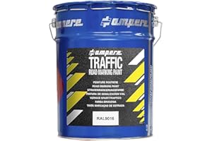 A.M.P.E.R.E AMPERE TRAFFIC PAINT Straßenmarkierungsfarbe Traffic Paint 5kg weiß Road Marking Paint