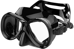 Seac Capri SLT, Maschera Subacquea per Uomo, Donna e Bambino, Ideale per Snorkeling in Polimero Ipoallergenico Senza Ftalati