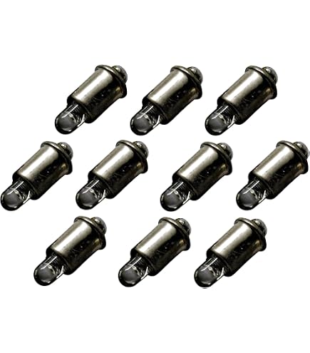 10x MS4 LED Lämpchen 12V – Kaltweiß, Blau, Grün, Rot Wählbar – Für Auto & Modellbau
